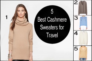 5 Best Cashmere Sweaters for Travel, lightweight, warm and so chic!