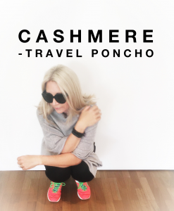 Cashmere Travel Poncho Monique van Tulder